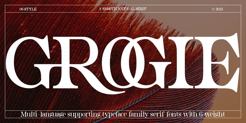 Grogie font