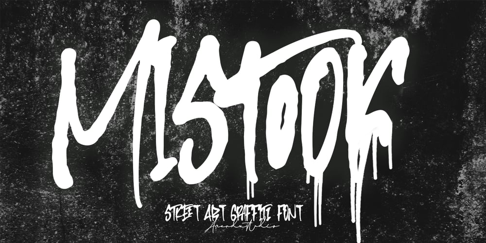 Mistook font