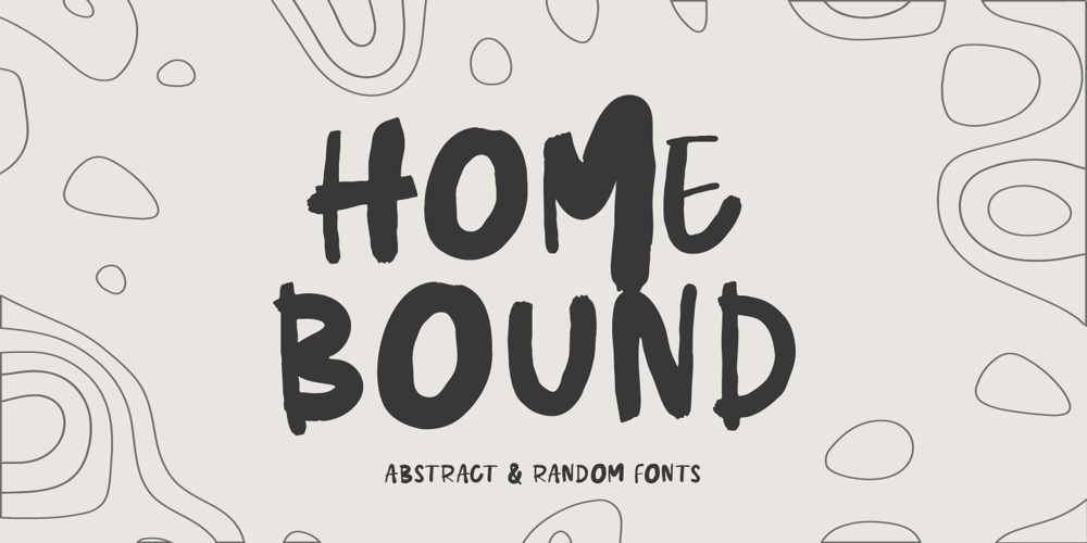 Homebound font