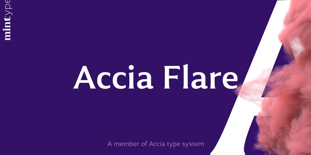Accia Flare font