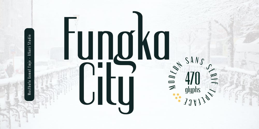 Fungka City font