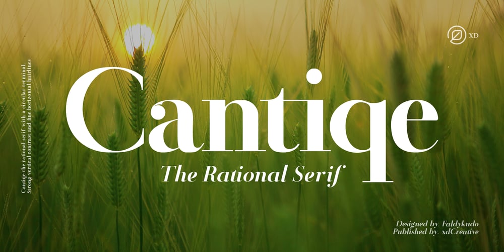Cantiqe font