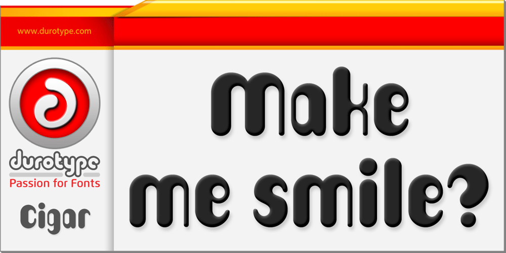 Cigar font