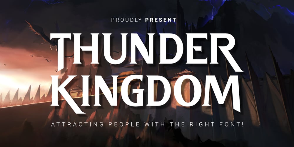 Thunder Kingdom font