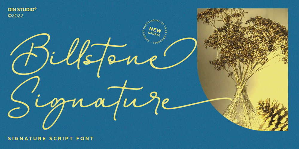 Billstone Signature font