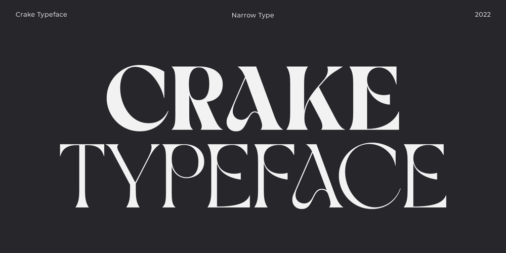 Crake font