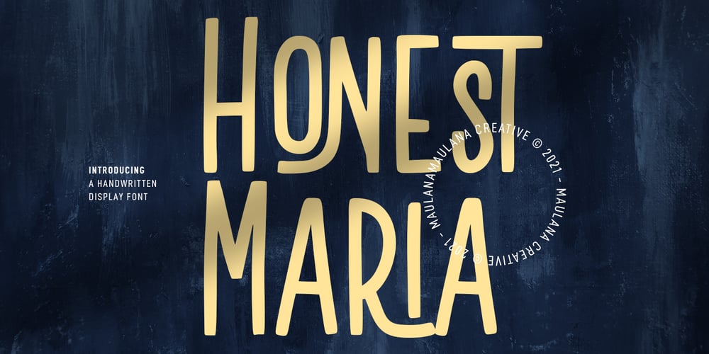 Honest Maria font