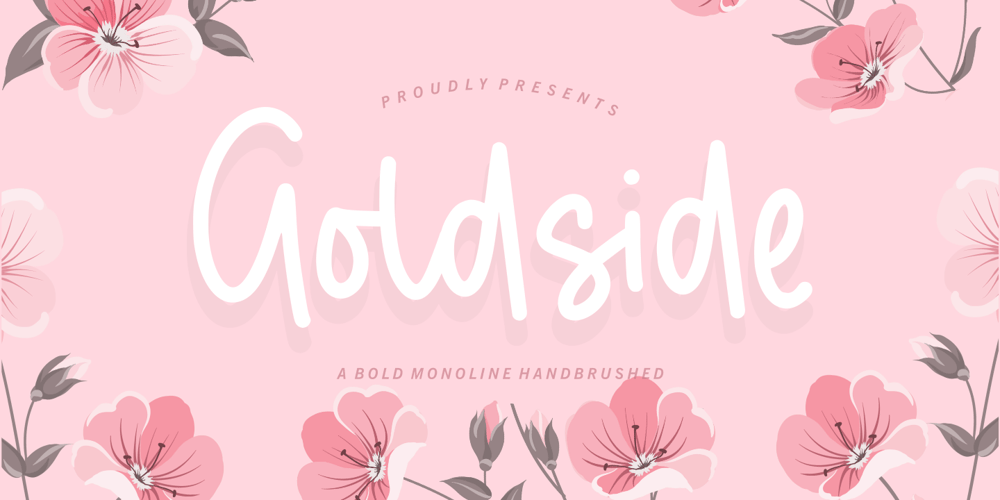 Goldside font