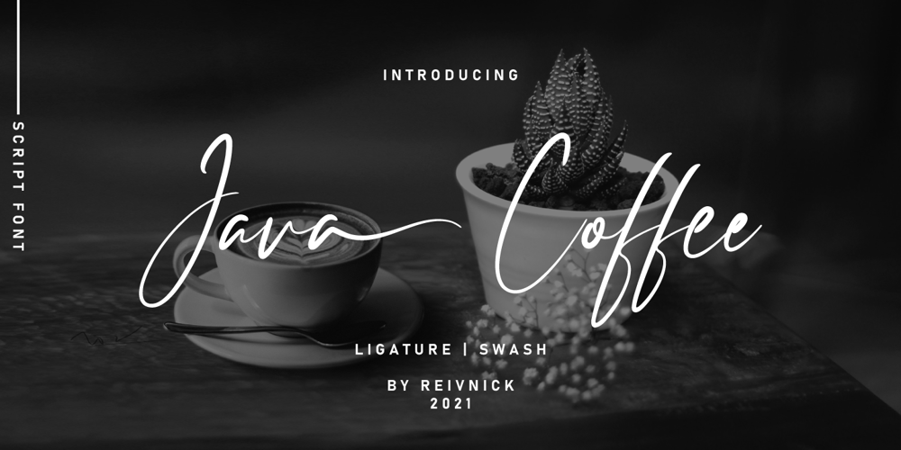 Java Coffee font