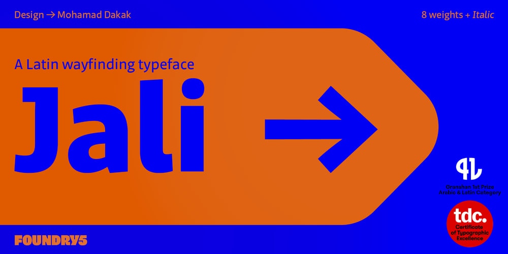 Jali Latin font