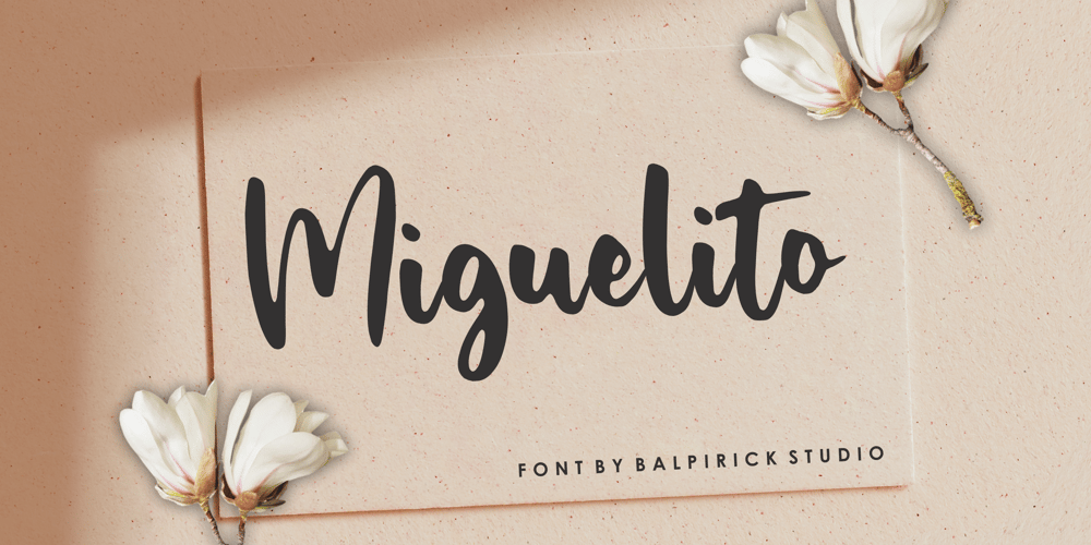 Miguelito font