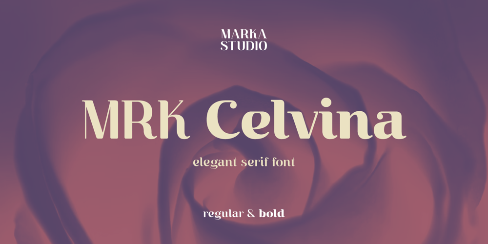 MRK Celvina font