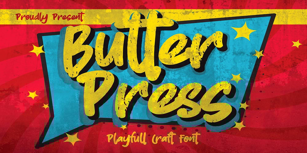 Butter Press font