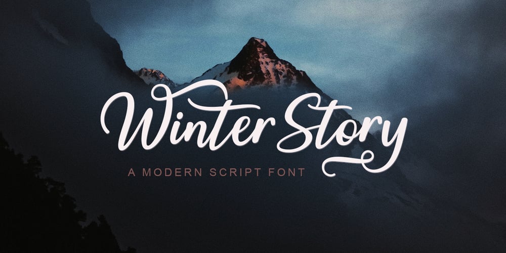 Winter Story font