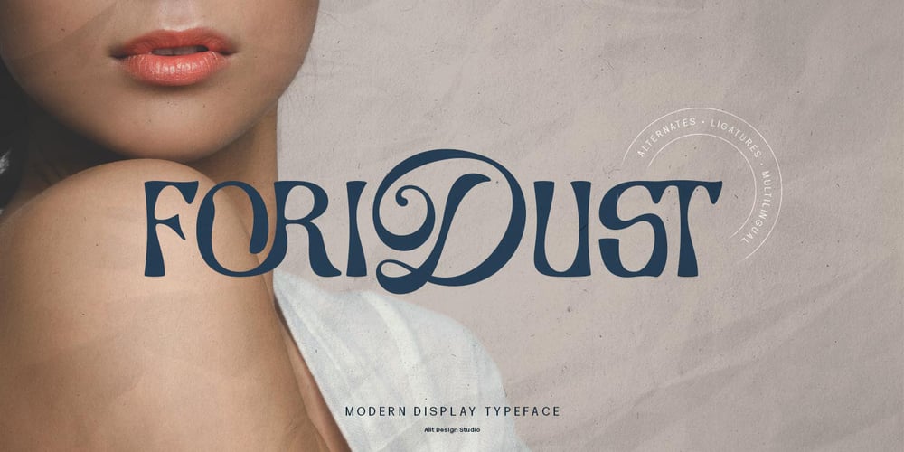 Foridust font