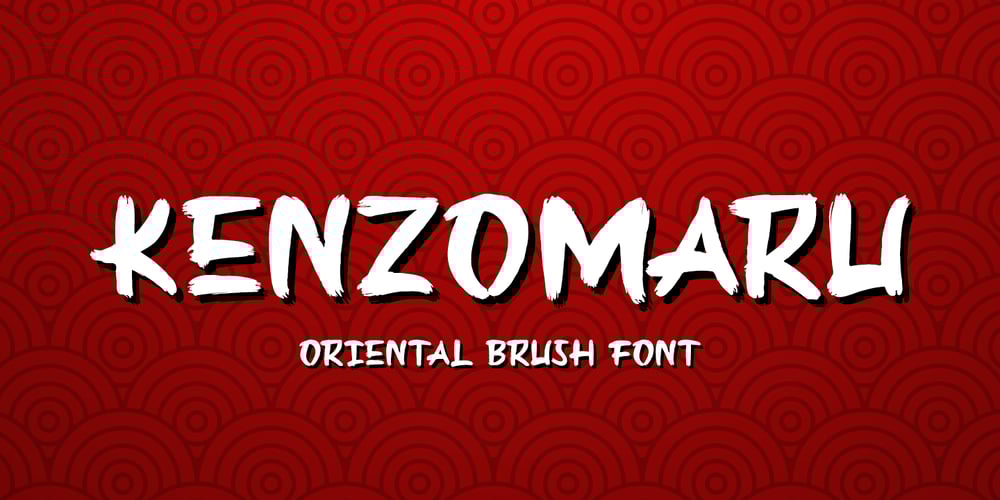 Kenzomaru font