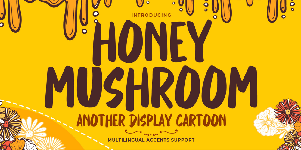 Honey Mushroom font
