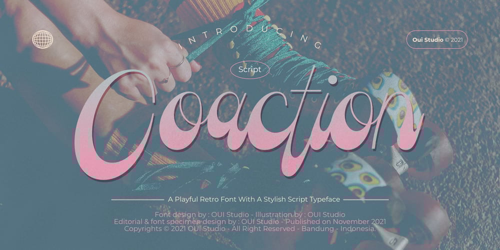 Coaction font