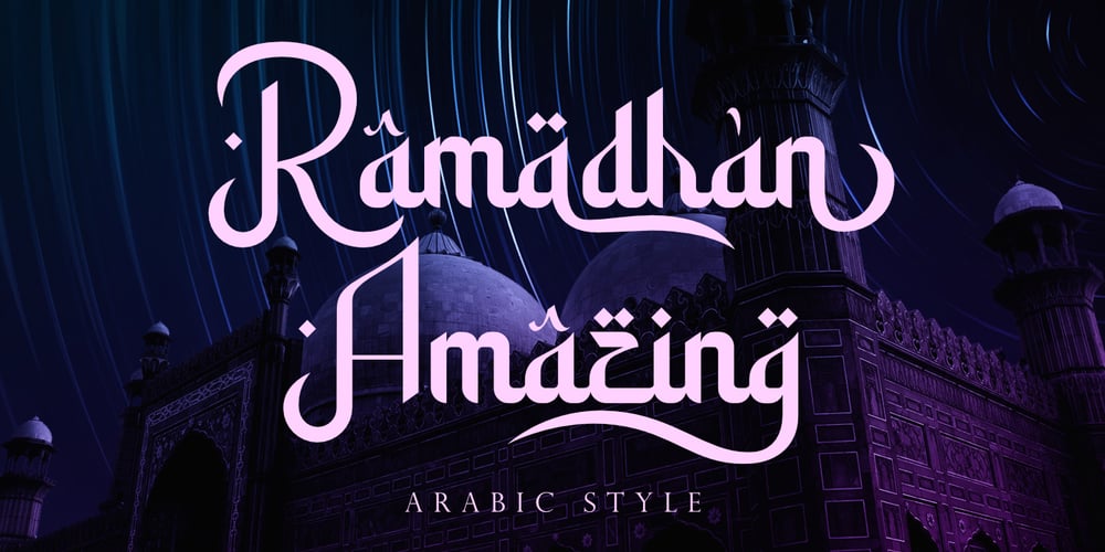 Ramadhan Amazing font