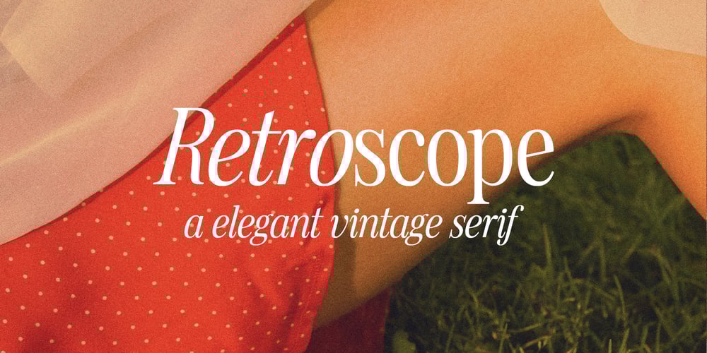 Retroscope font