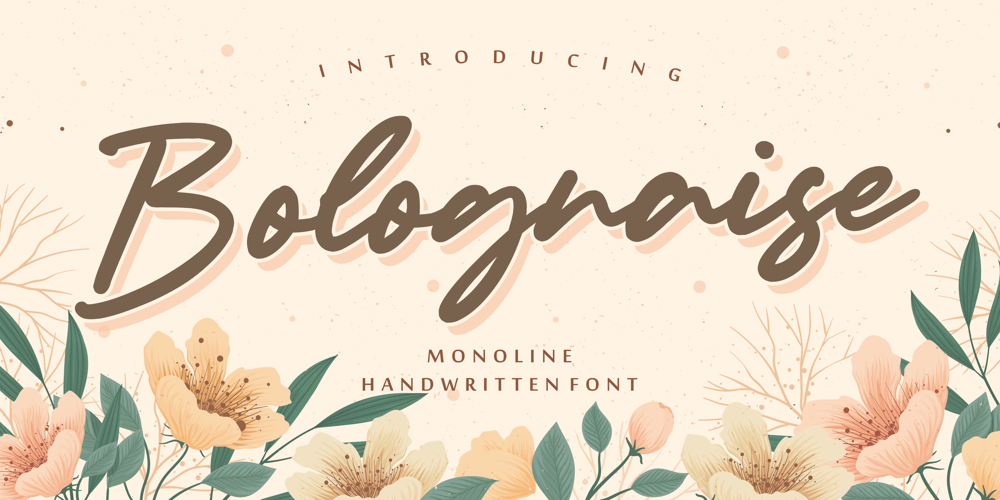 Bolognaise font
