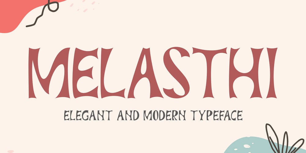 Melasthi font