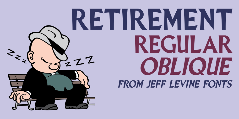 Retirement JNL font