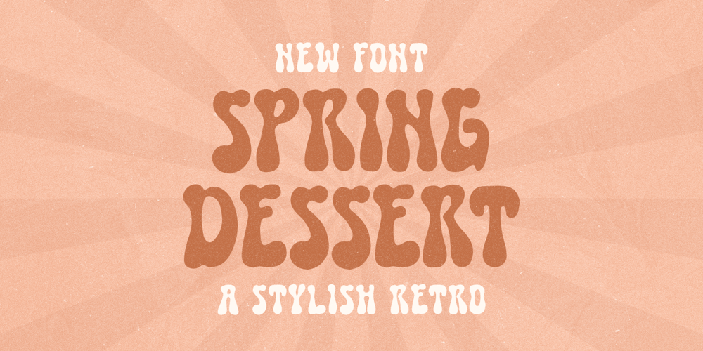 Spring Dessert font