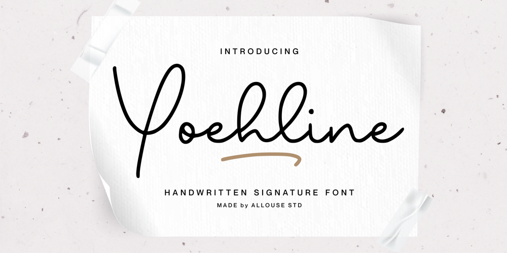 Yoehline font