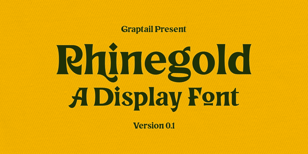 Rhinegold font