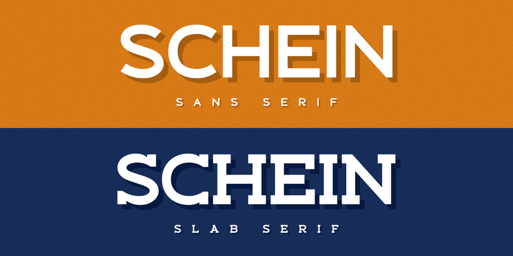 Schein font