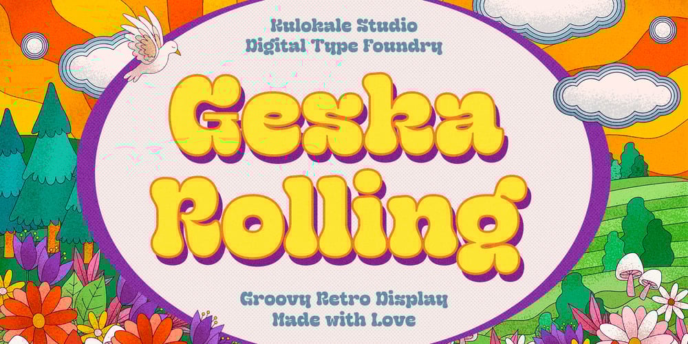 Geska Rolling font
