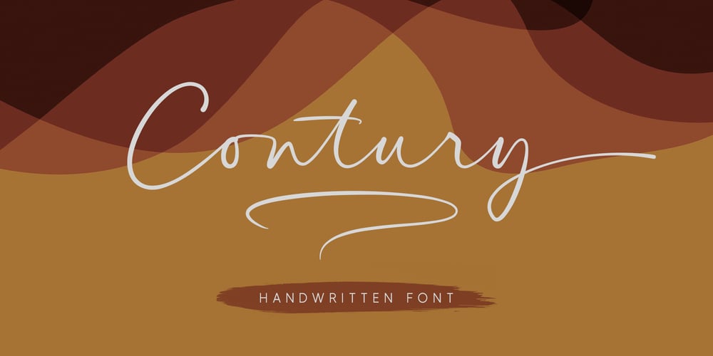 Contury font