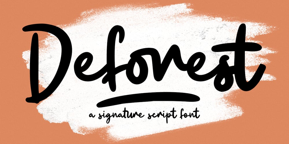 Deforest font