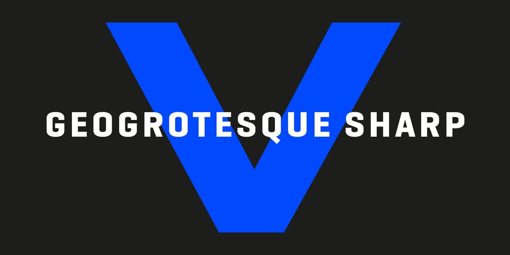 Geogrotesque Sharp font