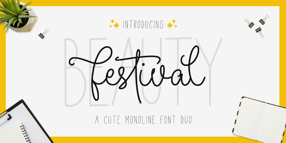 Beauty Festival font