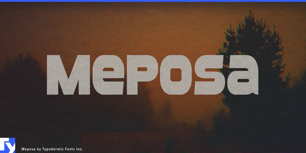 Meposa font