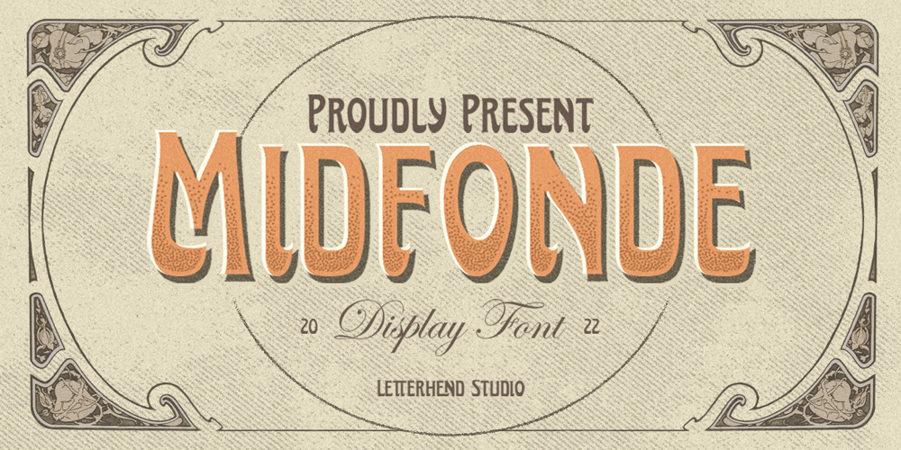 Midfonde font