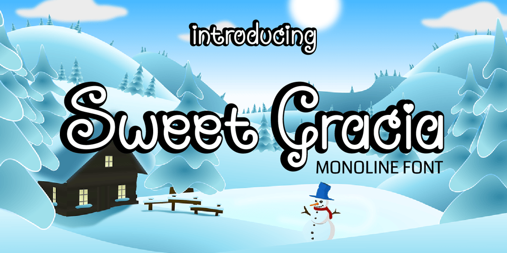 Sweet Gracia font
