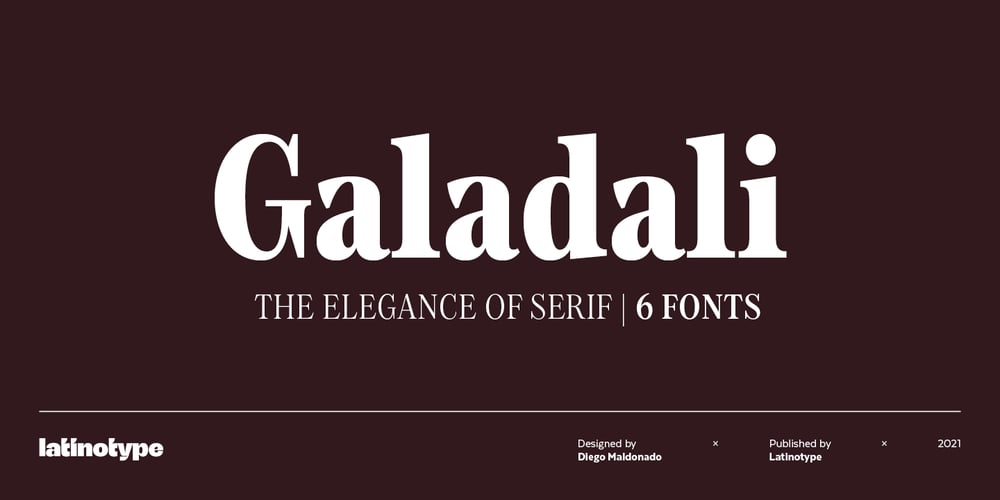 Galadali font