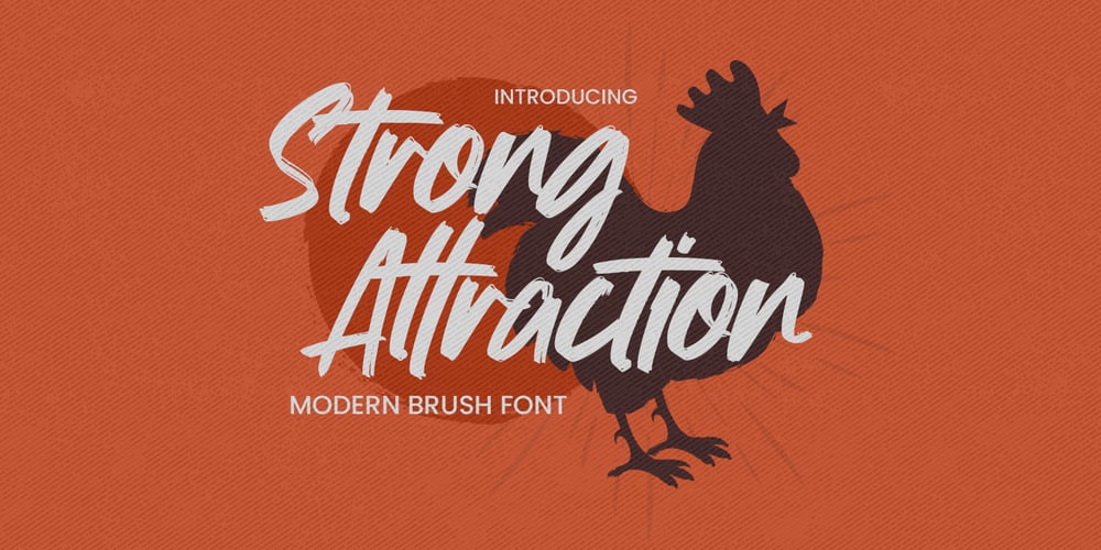 Strong Attraction font