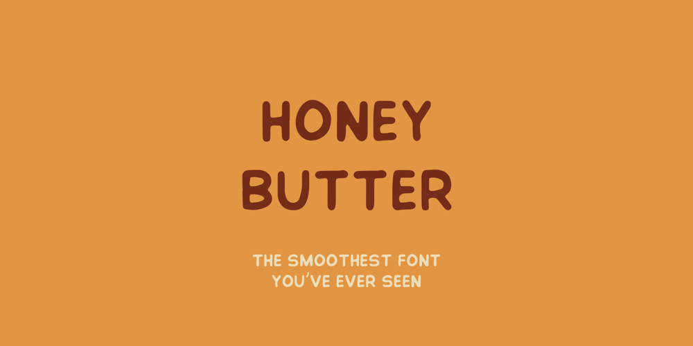 Honeybutter font