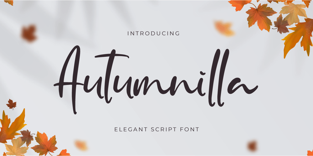 Autumnilla font