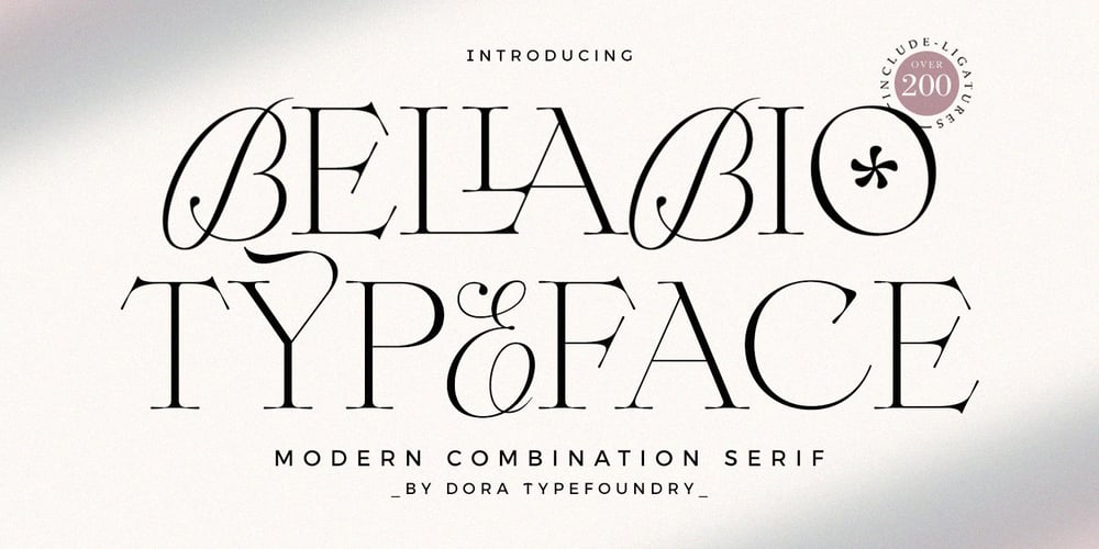 Bellabio font