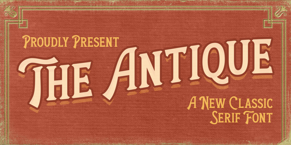 The Antique font