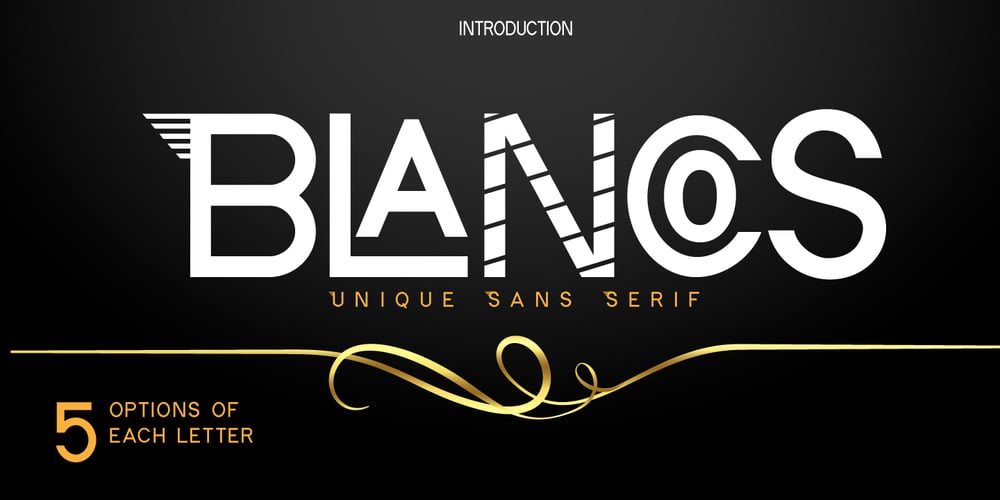 BLancos font