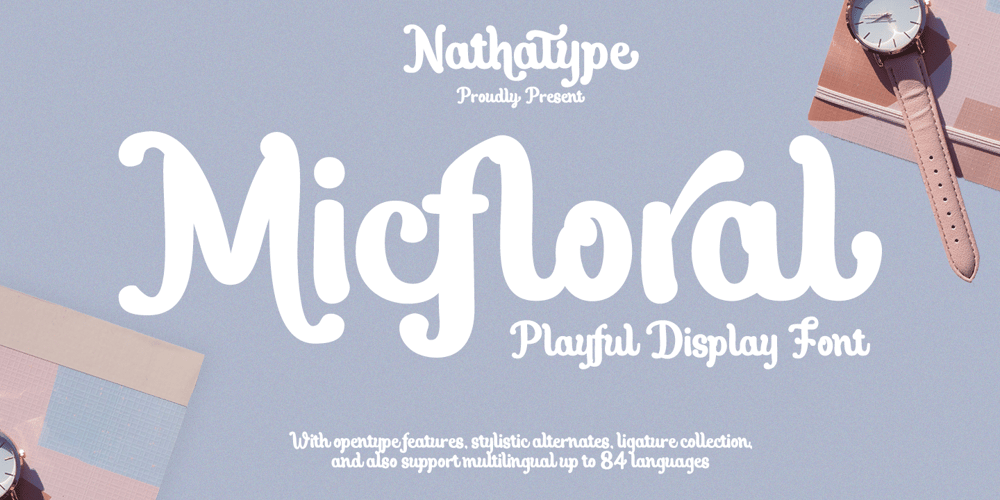 Micfloral font