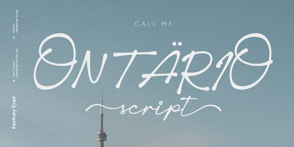Ontario Script font