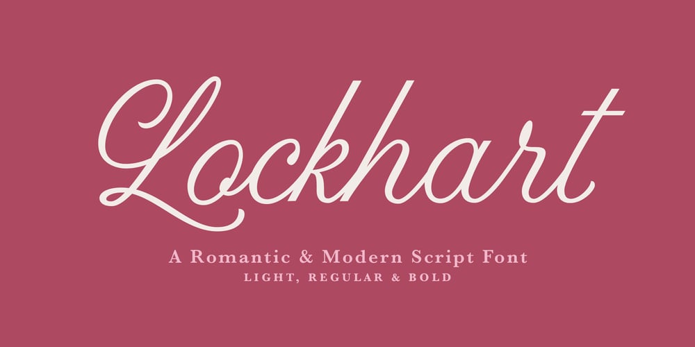 Lockhart font