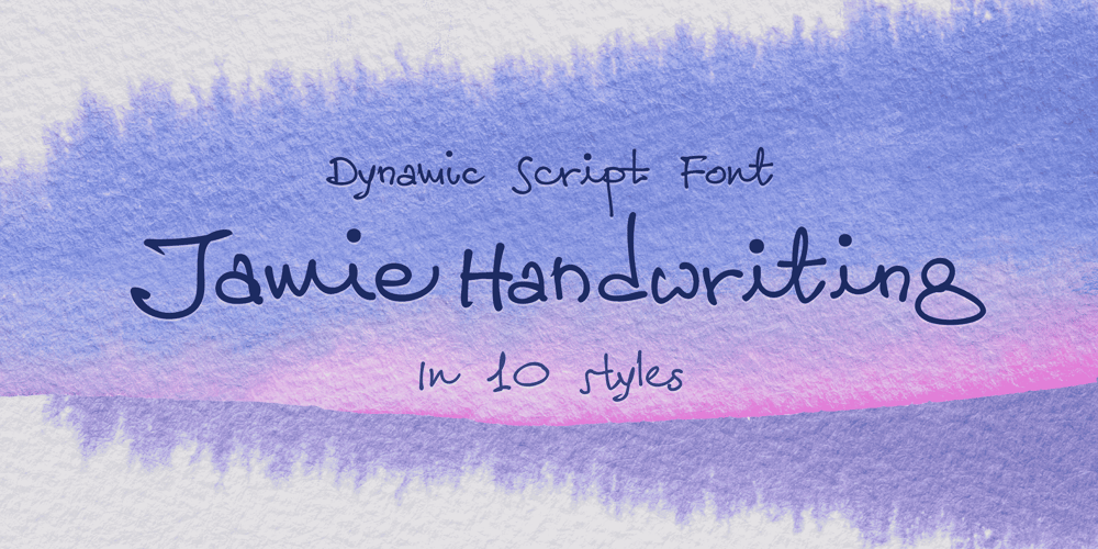 Jamie Handwriting font